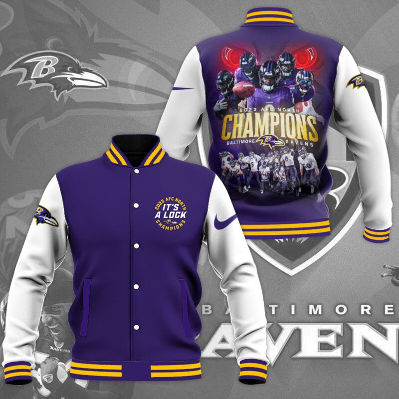 Baltimore Ravens NFL Baseball Jacket For Fan CFB1206