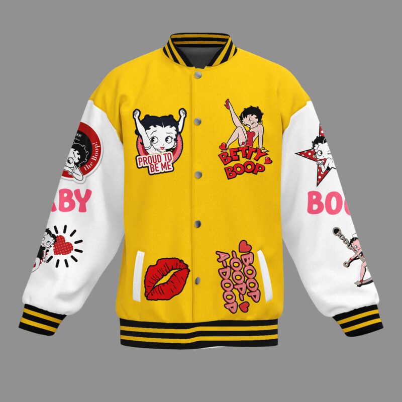 Betty Boop Baseball Jacket For Fan CFB1106 1