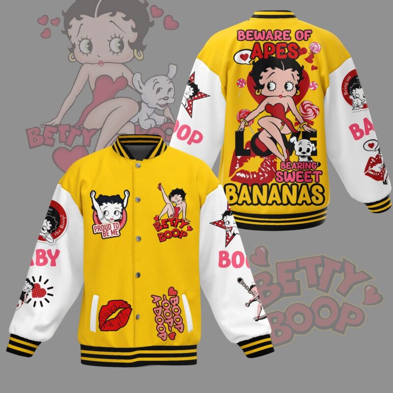 Betty Boop Baseball Jacket For Fan CFB1106