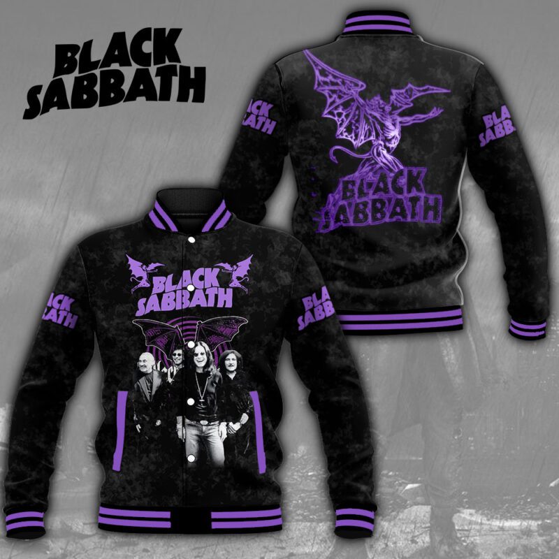 Black Sabbath Music Baseball Jacket For Fan CFB1291
