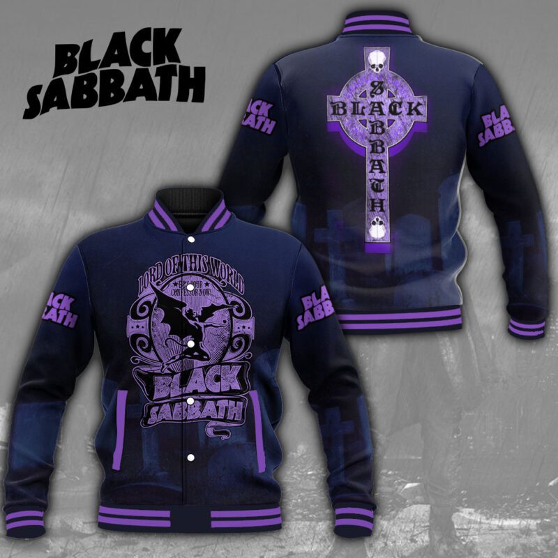Black Sabbath Music Baseball Jacket For Fan CFB1292
