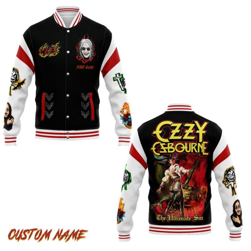 Black Sabbath Music Baseball Jacket For Fan CFB1299