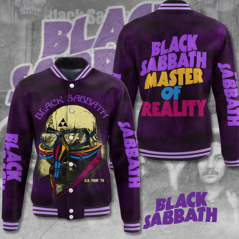 Black Sabbath Music Baseball Jacket For Fan CFB1362