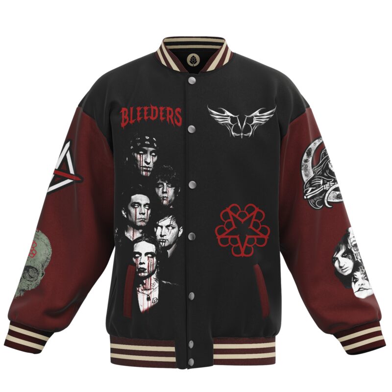 Black Veil Brides Baseball Jacket For Fan CFB1107 1