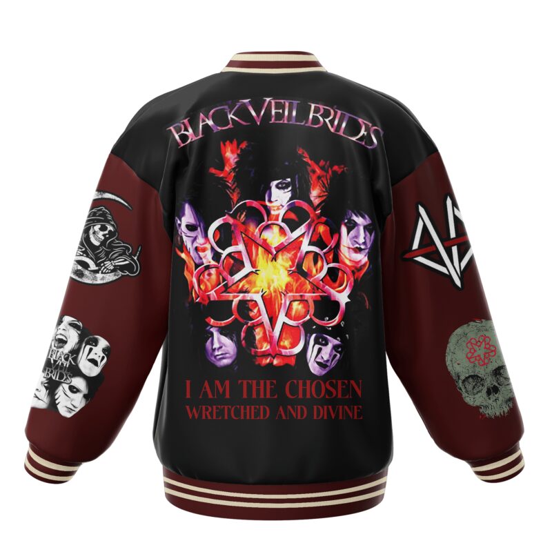 Black Veil Brides Baseball Jacket For Fan CFB1107 2