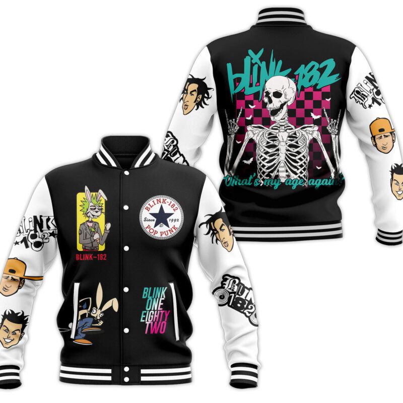 Blink 182 Baseball Jacket For Fan CFB2127