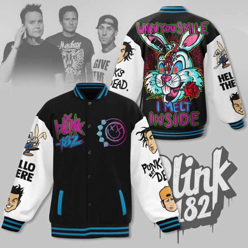 Blink 182 Baseball Jacket For Fan CFB2128