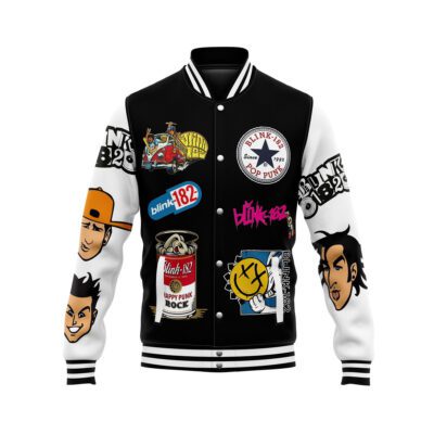 Blink 182 Baseball Jacket For Fan CFB2130 1