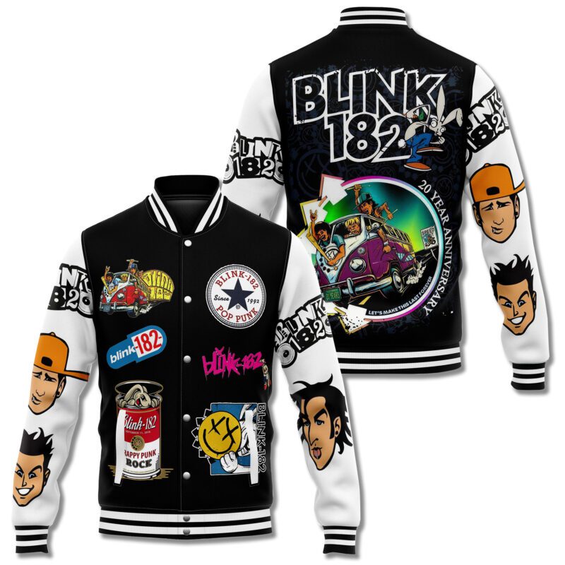 Blink 182 Baseball Jacket For Fan CFB2130