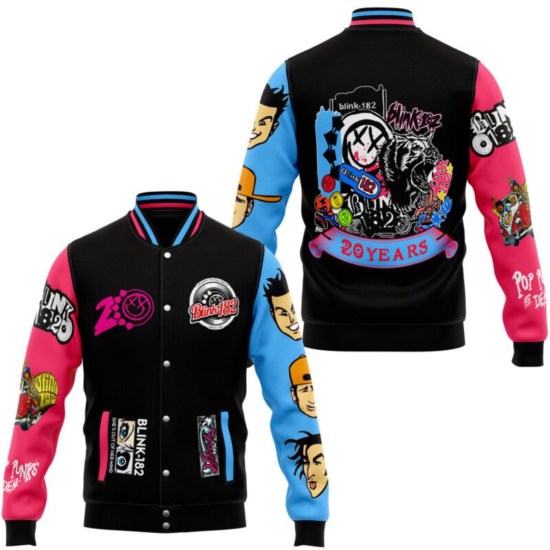 Blink 182 Baseball Jacket For Fan CFB2133