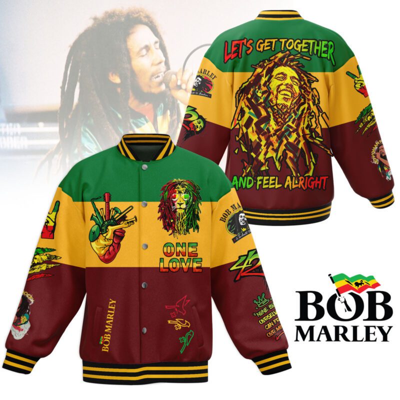 Bob Marley Baseball Jacket For Fan CFB2118