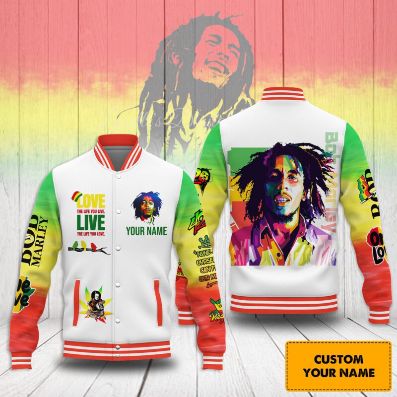 Bob Marley Baseball Jacket For Fan CFB2120