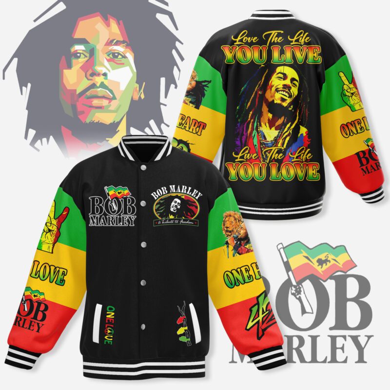 Bob Marley Baseball Jacket For Fan CFB2121