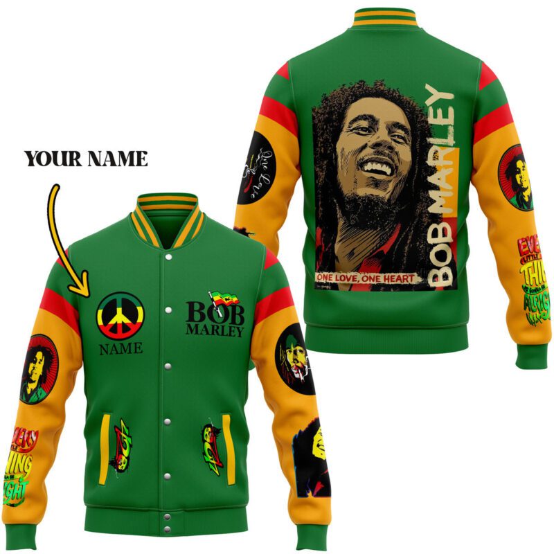 Bob Marley Baseball Jacket For Fan CFB2123