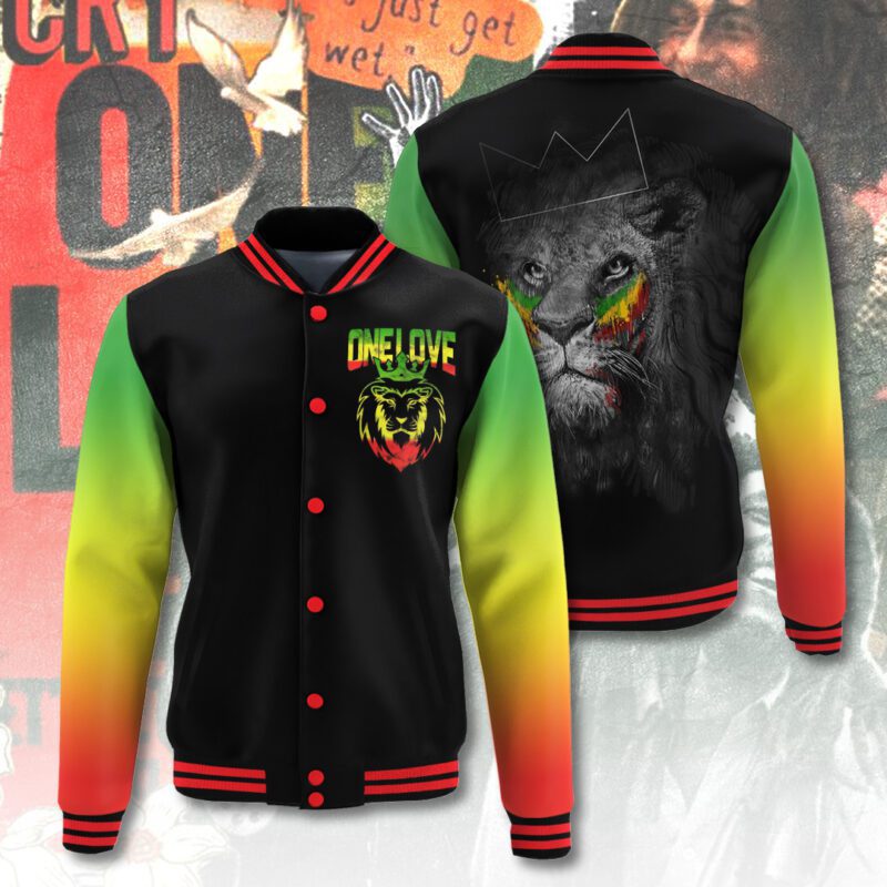 Bob Marley Music Baseball Jacket For Fan CFB1401