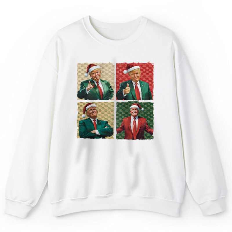 Boho Christmas Trump Happy Holidays Merry Vibes Dolce Gabbana Unisex Sweatshirt TAS21966 1