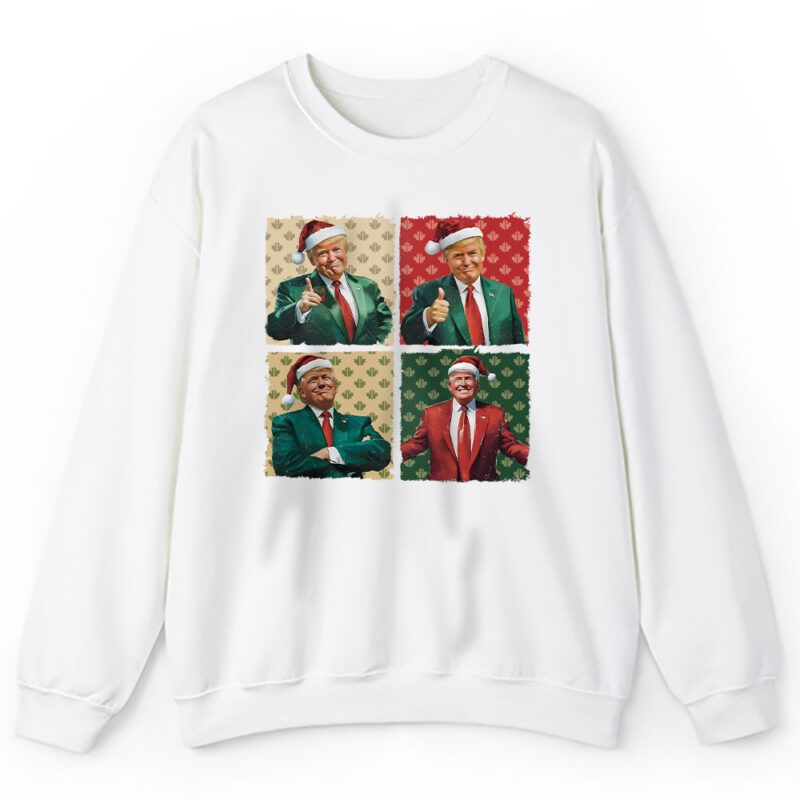 Boho Christmas Trump Happy Holidays Merry Vibes Dsquared2 Unisex Sweatshirt TAS21968 1