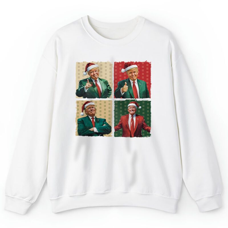Boho Christmas Trump Happy Holidays Merry Vibes Givenchy Unisex Sweatshirt TAS21971 1
