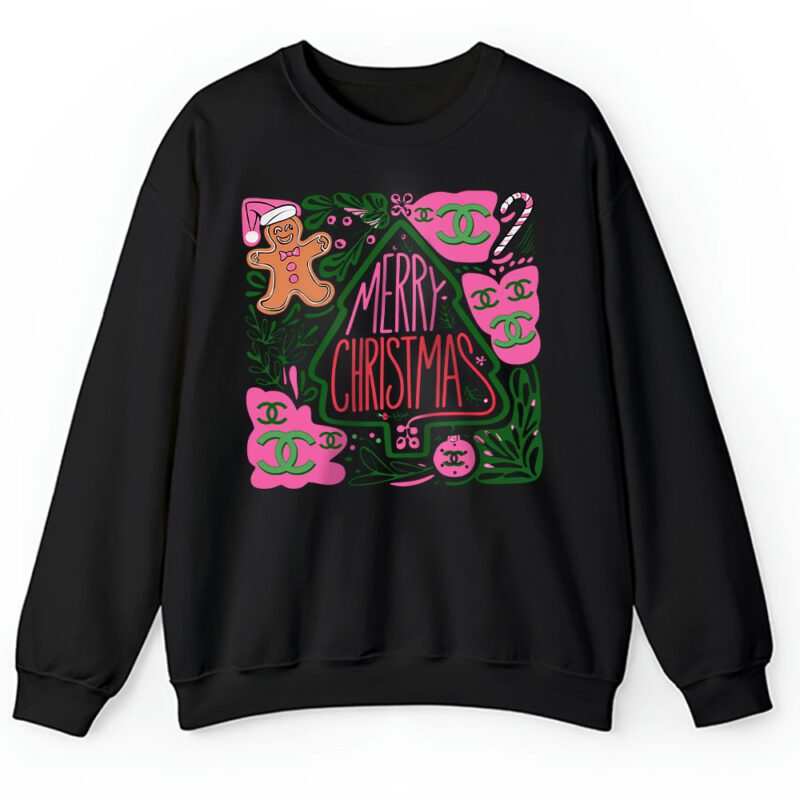 Boho Floral Christmas Chanel Unisex Sweatshirt TAS21975