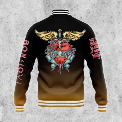 Bon Jovi Baseball Jacket For Fan CFB2117 3