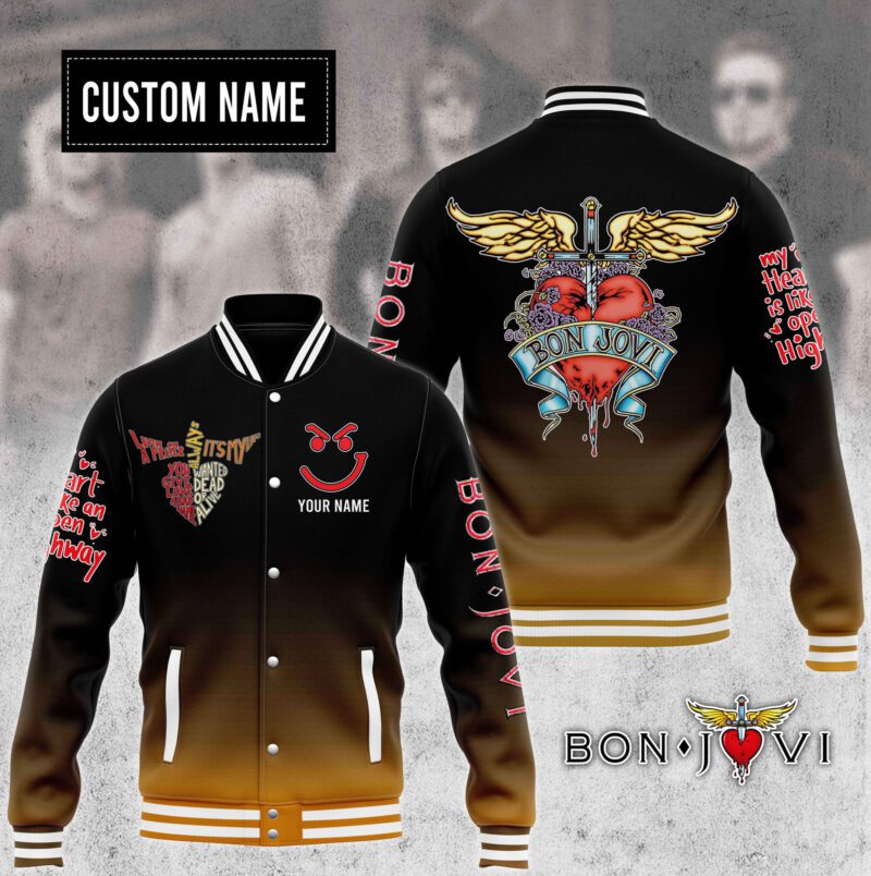 Bon Jovi Baseball Jacket For Fan CFB2117