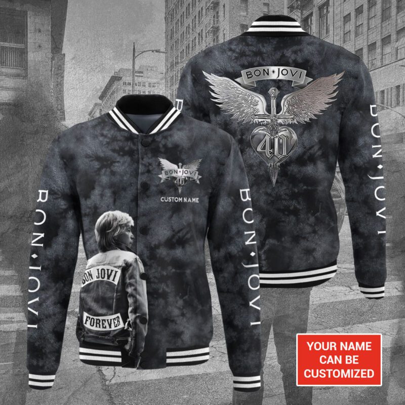 Bon Jovi Music Baseball Jacket For Fan CFB1345