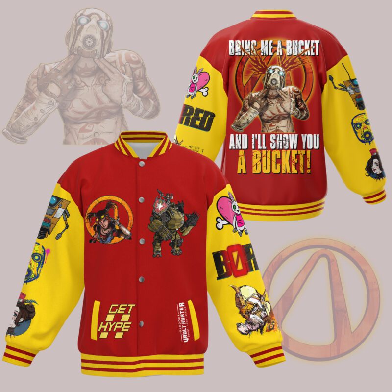Borderlands Baseball Jacket For Fan CFB1101