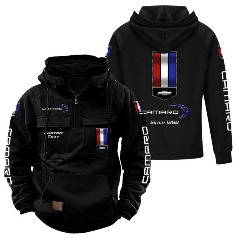 Chevrolet Camaro Vintage Quarter Zip Hoodie Retro Hoodie LQZ1419