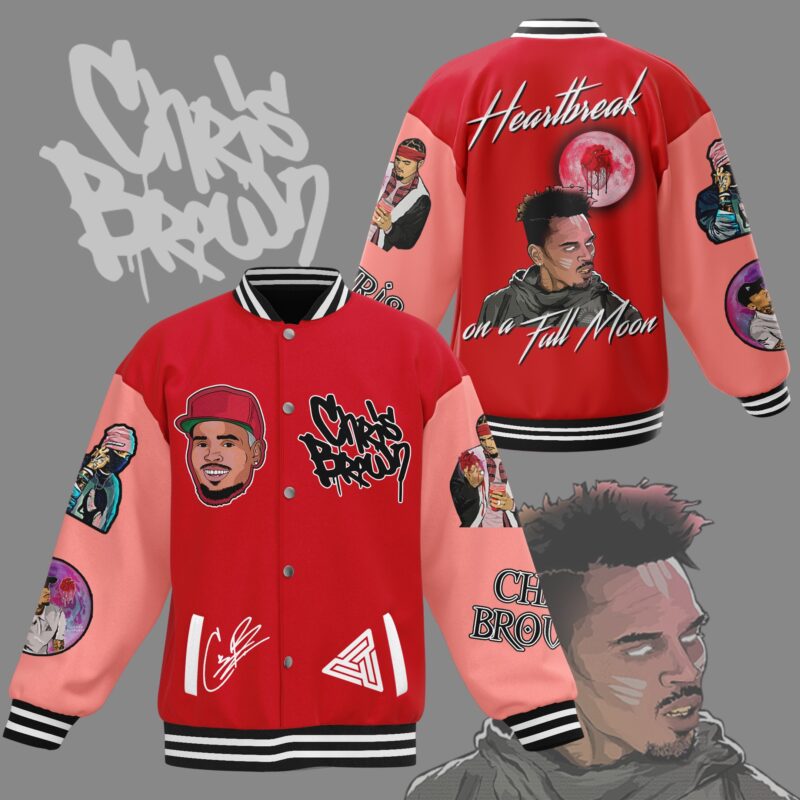 Chris Brown Baseball Jacket For Fan CFB2088