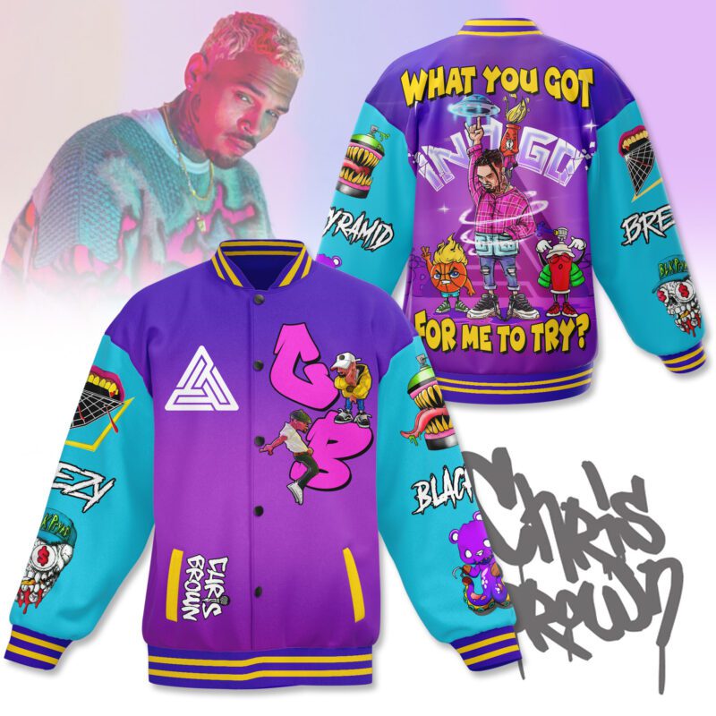 Chris Brown Baseball Jacket For Fan CFB2091