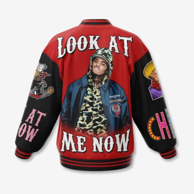 Chris Brown Baseball Jacket For Fan CFB2092 2