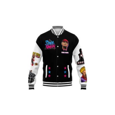 Chris Brown Baseball Jacket For Fan CFB2093 1