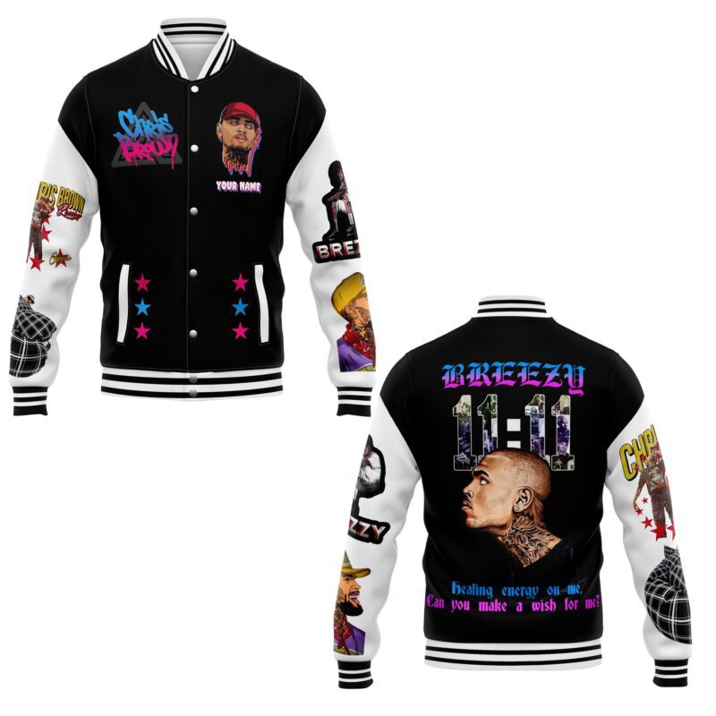 Chris Brown Baseball Jacket For Fan CFB2093