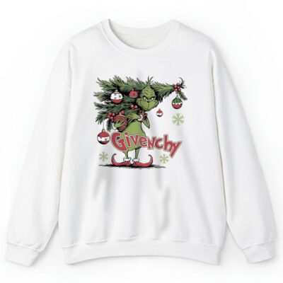 Christmas Grinch Shirt Grinchmas Vibes Givenchy Unisex Sweatshirt TAS22008 1