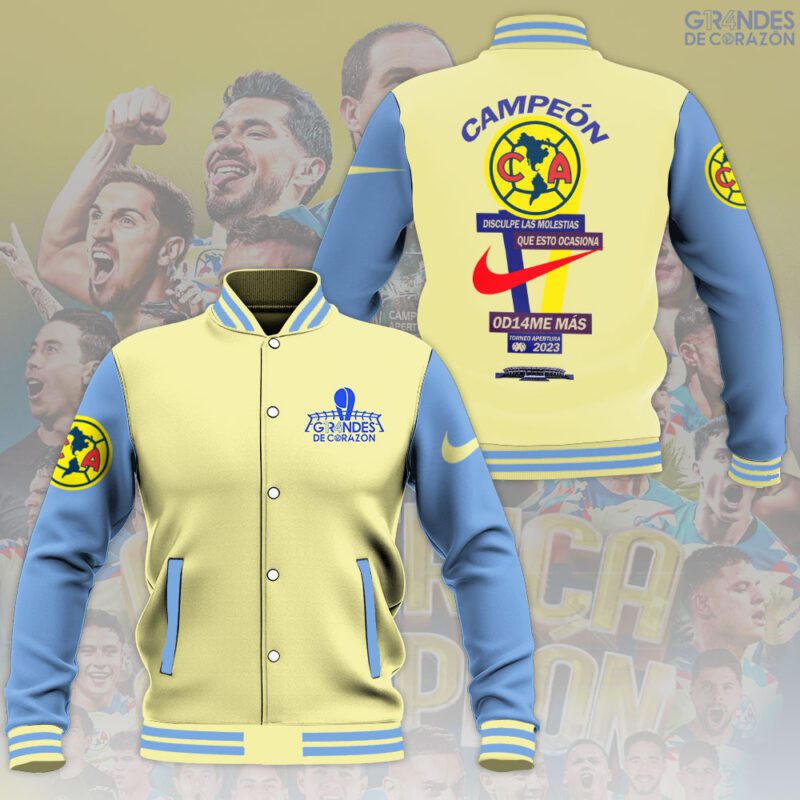 Club America Liga MX Baseball Jacket For Fan CFB1193