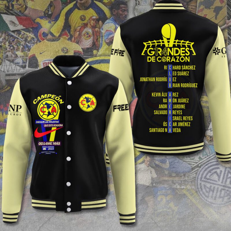 Club America Liga MX Baseball Jacket For Fan CFB1317