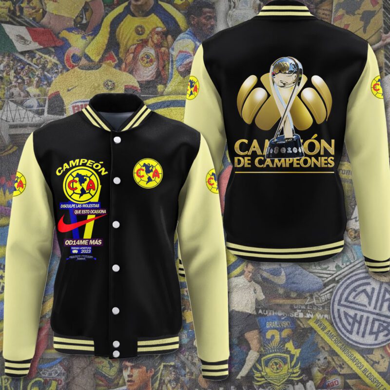 Club America Liga MX Baseball Jacket For Fan CFB1320