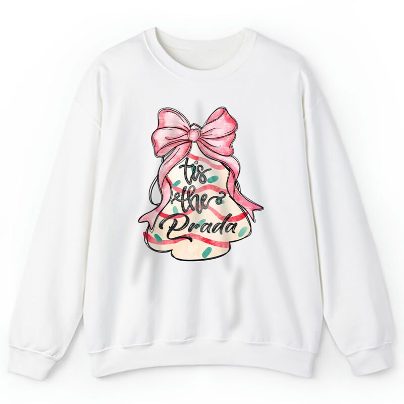 Coquette Christmas Tree Cakes Prada Unisex Sweatshirt TAS21992 1