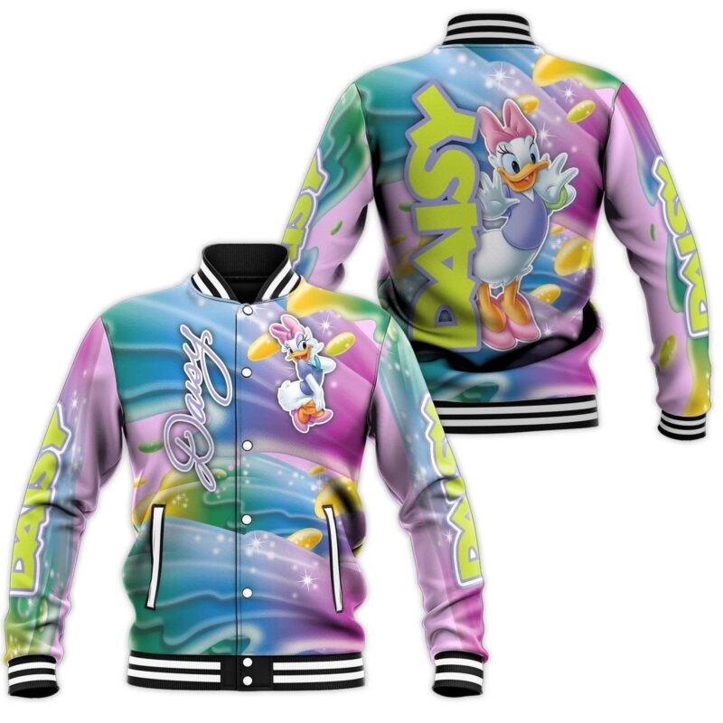Daisy Duck Disney Baseball Jacket For Fan CFB1119