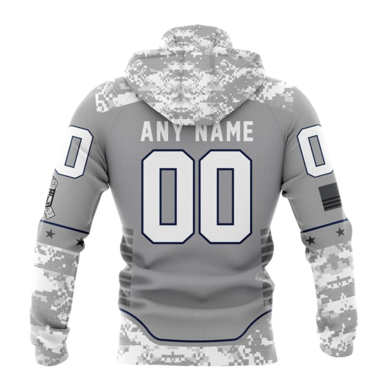 Dallas Cowboys NFL Specialized Design Camo 2024 Salute To Service Club Personalized Letters Number Gaiter Hoodie WGH2010 1