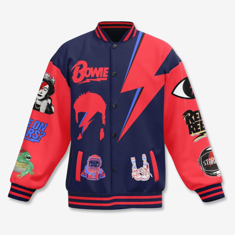David Bowie Baseball Jacket For Fan CFB2059 1