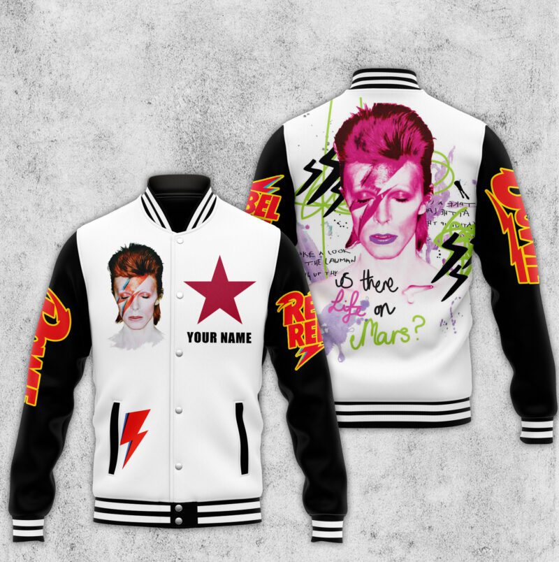 David Bowie Baseball Jacket For Fan CFB2061 1