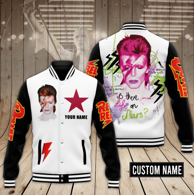 David Bowie Baseball Jacket For Fan CFB2061