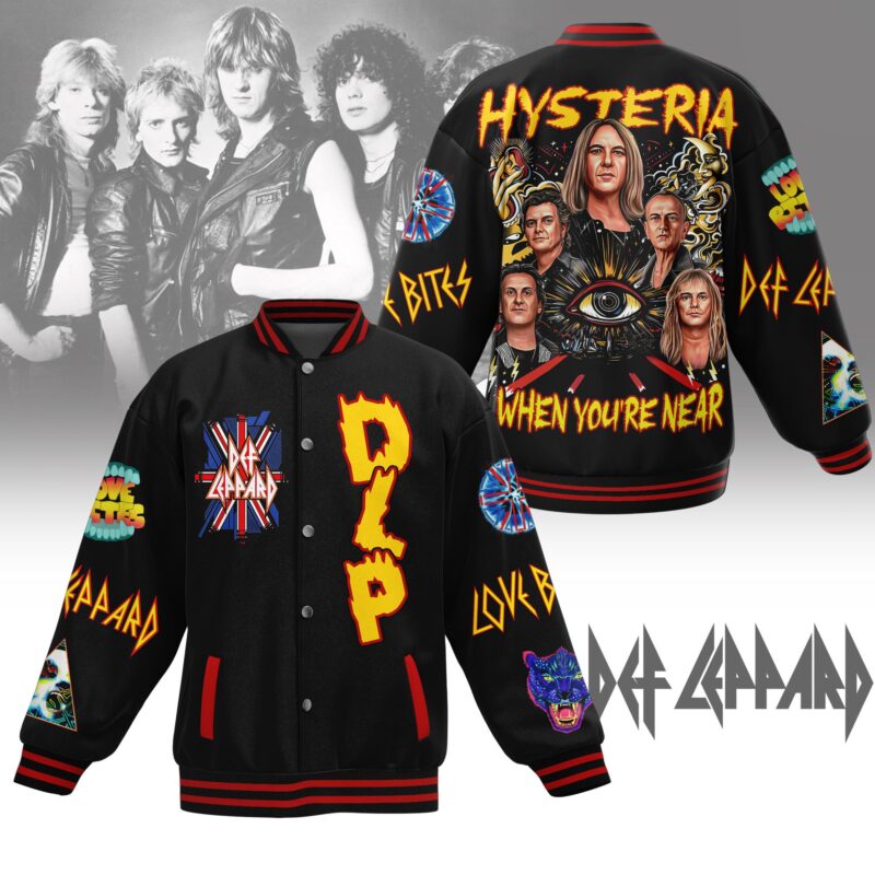 Def Leppard Baseball Jacket For Fan CFB2053