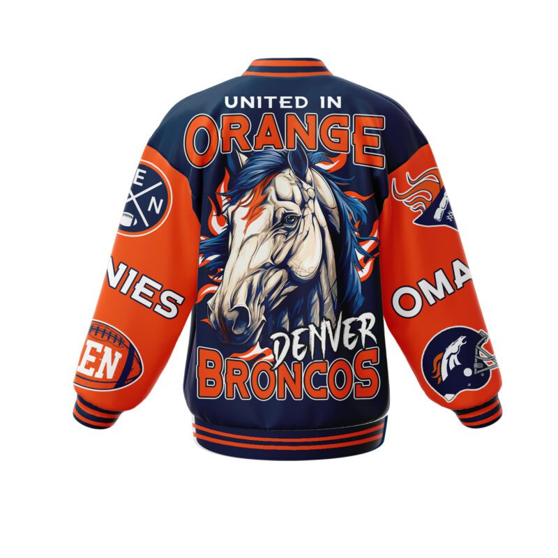 Denver Broncos NFL Baseball Jacket For Fan CFB1097 2