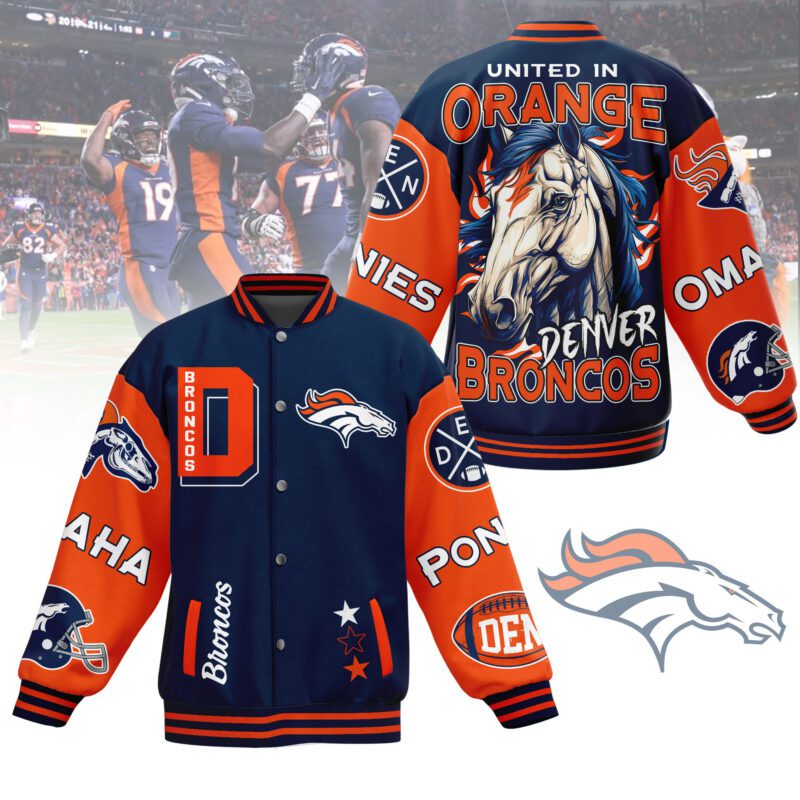 Denver Broncos NFL Baseball Jacket For Fan CFB1097