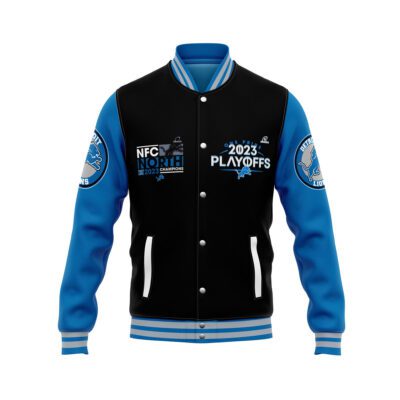 Detroit Lions NFL Baseball Jacket For Fan CFB2047 2 Detroit Lions NFL Baseball Jacket For Fan CFB2047 2