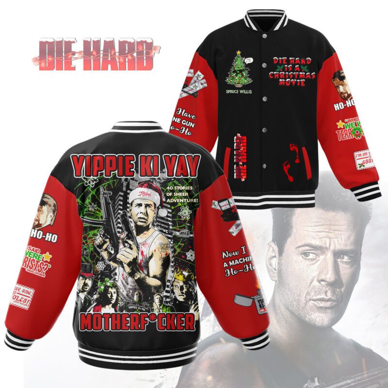 Die Hard Baseball Jacket For Fan CFB2046