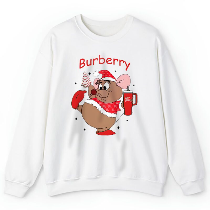 Disney Cute Gus Looking Like A Snack Christmas Burberry Unisex Sweatshirt TAS22037 1