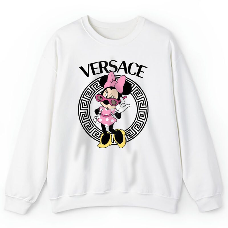 Disney Minnie Mouse Versace Unisex Sweatshirt TAS22049 1